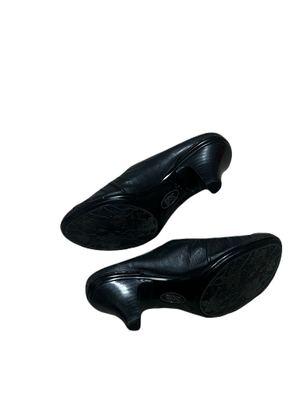 Söfft Black Leather Embroidered
Mule Clogs Heeled Slip-On Shoes
Women's Size 7 - Picture 7 of 7
